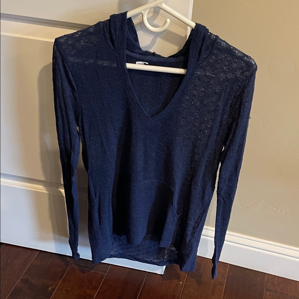 Ladies Volcom lightweight sheer hoodie